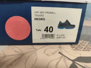 Zapatos de seguridad Proball negros y azules