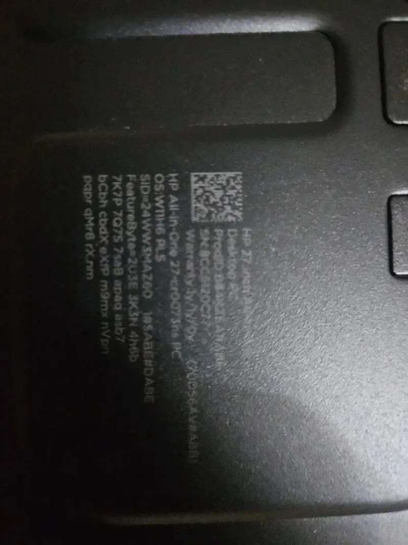 HP All-in-One 27 i5 afbeelding 4
