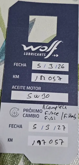 Volkswagen Touran 183.000km vehiculo nacional