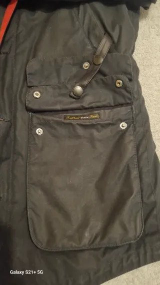 Parka Barbour Game Wax Azul