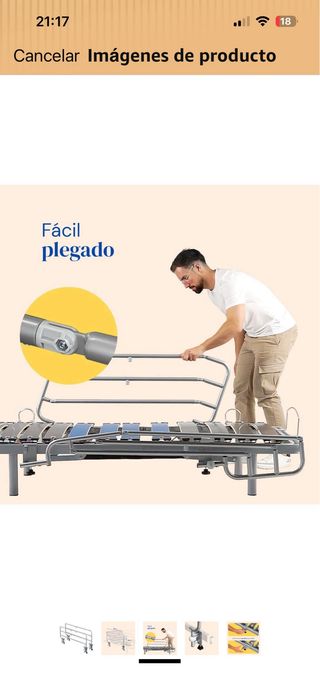 Barandillas para cama articulada