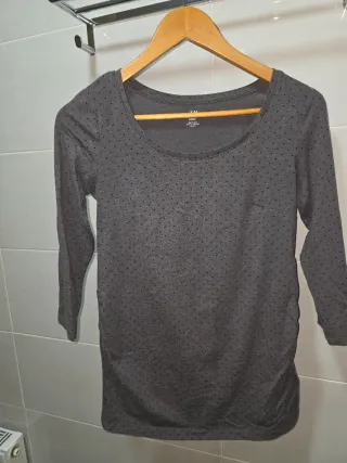 Lote 3 Camisetas Manga Larga Premamá H&M Talla M