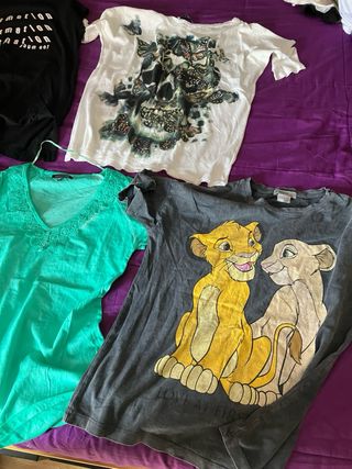 Lote 5 Camisetas Variadas