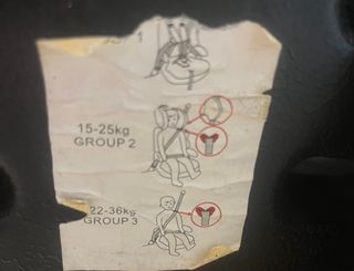 Silla coche BQS Grupo 2/3