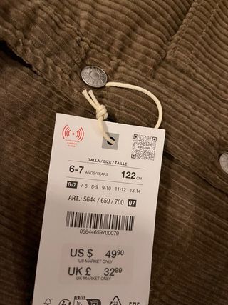 Sobrecamisa niño T.122