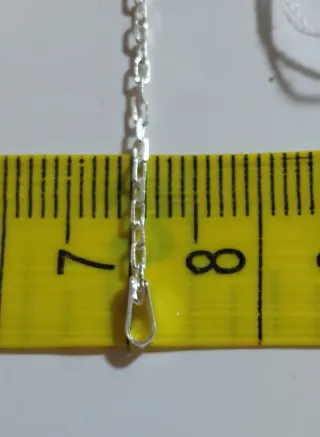 Cadena de 40cm de Plata de Ley