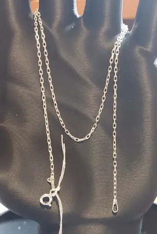 Cadena de 40cm de Plata de Ley