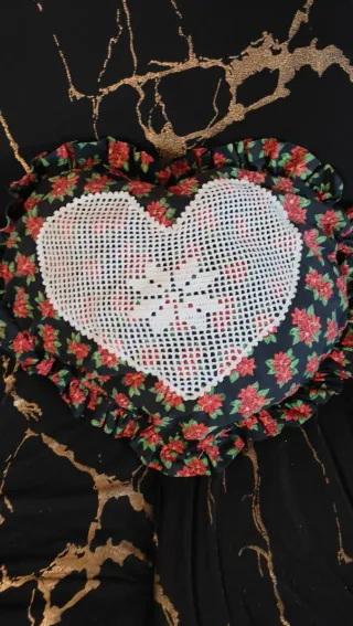 Copridivano 3 posti nero e oro