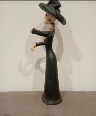 Figura Catrina de Barro Mexicana
