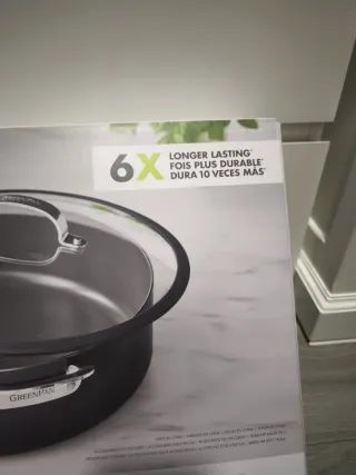 Sartén Saltear GreenPan 6.2L con Tapa