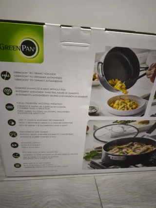 Sartén Saltear GreenPan 6.2L con Tapa