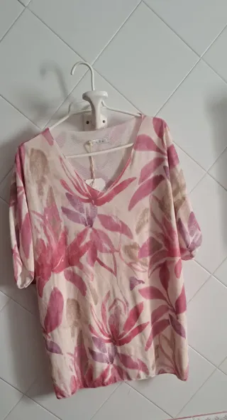 Jersey mujer estampado floral