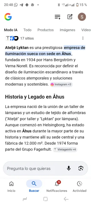 Pantallas lámpara Ahus (Azul, Naranja, Blanco).