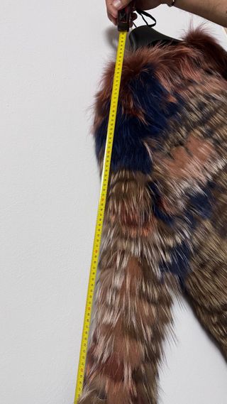 Giacca in Pelliccia vera di Marmotta e Volpe