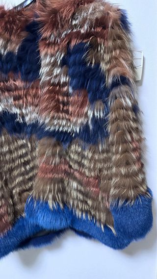 Giacca in Pelliccia vera di Marmotta e Volpe