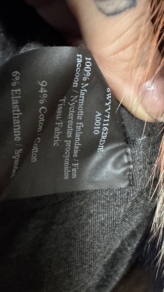 Giacca in Pelliccia vera di Marmotta e Volpe