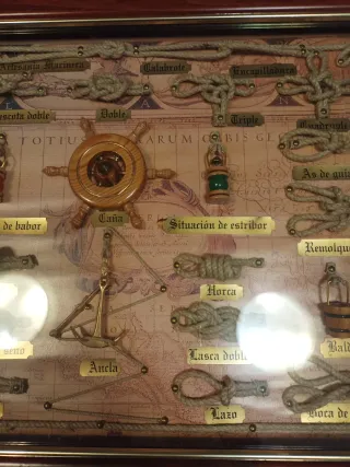 Cuadro de nudos marineros