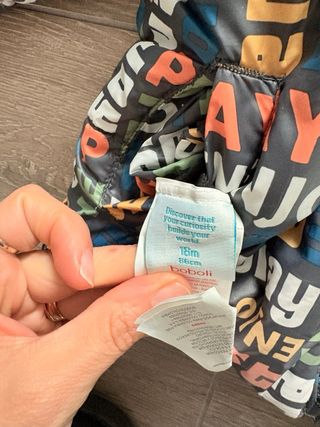 Abrigo niño Boboli reversible