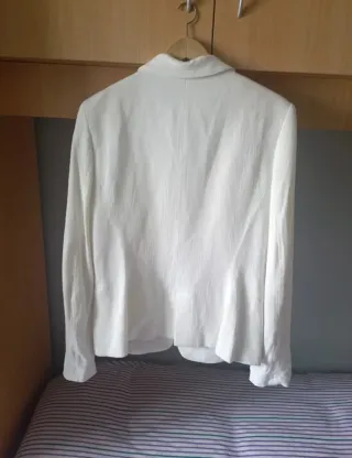 Americana Zara Blanca Talla XL