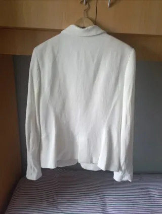 Americana Zara Blanca Talla XL