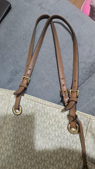 Bolso Michael Kors Beige y Marrón