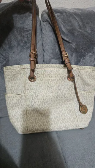 Bolso Michael Kors Beige y Marrón