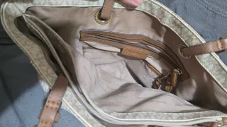 Bolso Michael Kors Beige y Marrón
