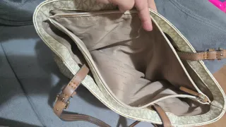 Bolso Michael Kors Beige y Marrón