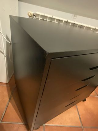 Cajonera Alex Ikea Negra.