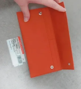 Portafoglio Prada Luna Rossa Arancio Nuovo