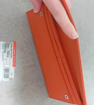 Portafoglio Prada Luna Rossa Arancio Nuovo