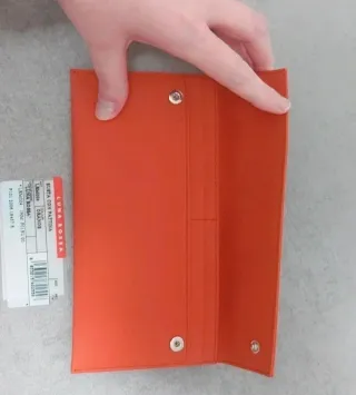 Portafoglio Prada Luna Rossa Arancio Nuovo