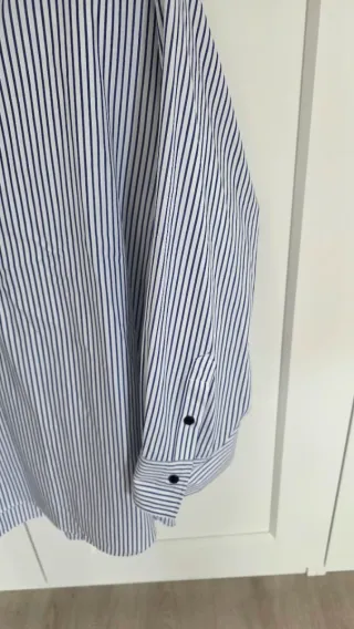 Camisa Zara rayas oversize