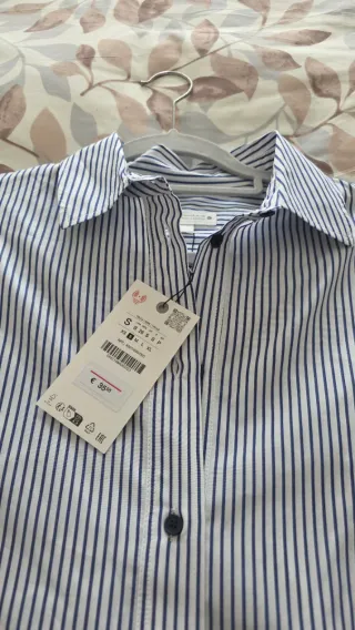Camisa Zara rayas oversize