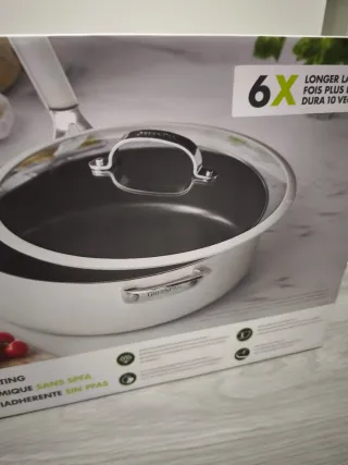 Sartén GreenPan 6.5 Qt Blanca