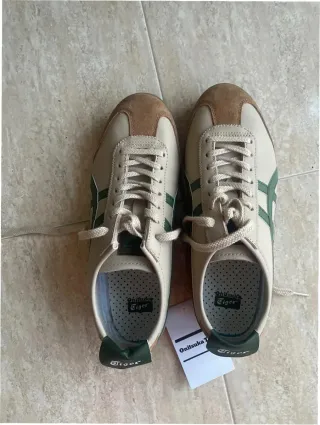 Onitsuka Tiger Mexico 66 Talla 37 Beige/Verde