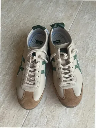 Onitsuka Tiger Mexico 66 Talla 37 Beige/Verde