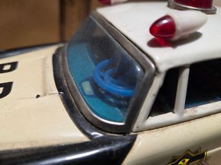 Modellino Latta Auto Polizia Mercedes Benz 230