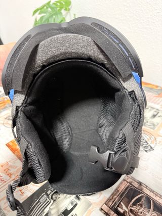 Casco de esquí ORKA VISOR Negro Talla S