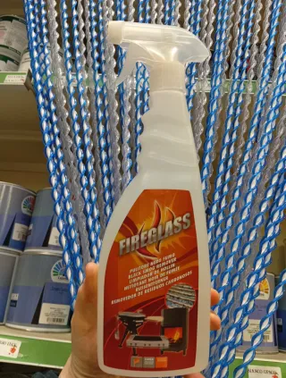 Fireglass Pulitore Nero Fumo griglia sporca ecc