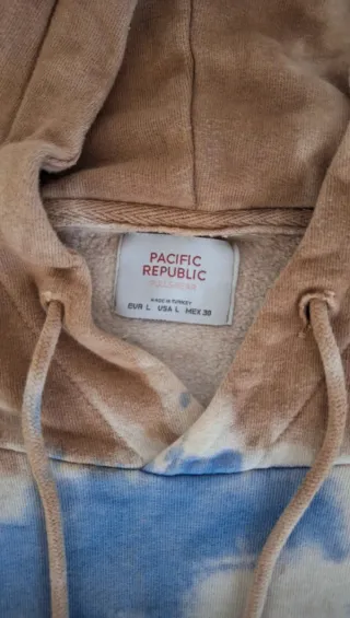 Sudadera Pull&Bear Tye-dye Talla L