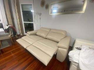Sofá Eléctrico Beige Nuevo