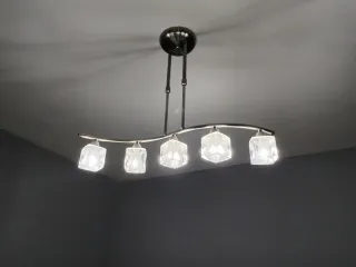 Lámpara de techo comedor 5 luces