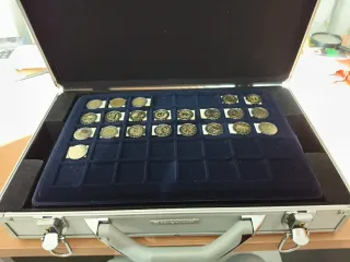 Maletín para monedas Leuchtturm.