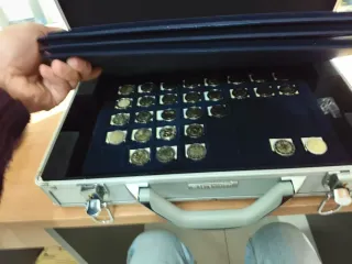 Maletín para monedas Leuchtturm.