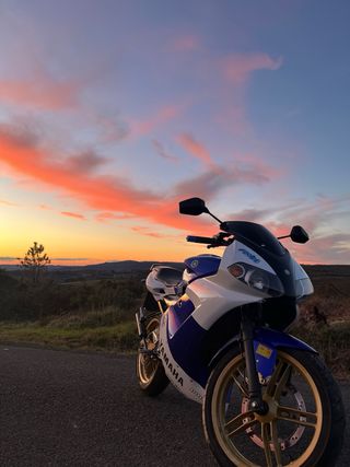 Yamaha TZR 50 Azul y Blanca
