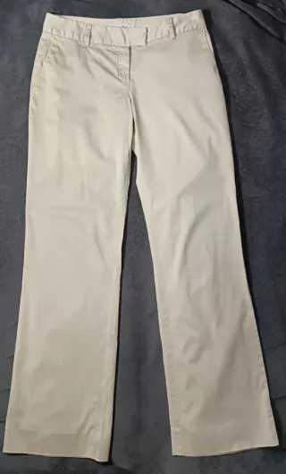 Massimo Dutti Pantalones Beige  S/m cotton