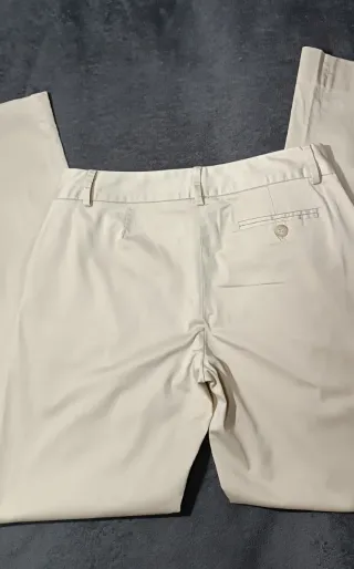 Massimo Dutti Pantalones Beige  S/m cotton