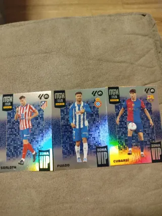 3 Cromos Futbol Panini EA Sports 2025/26