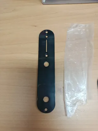 Placa control negra Telecaster